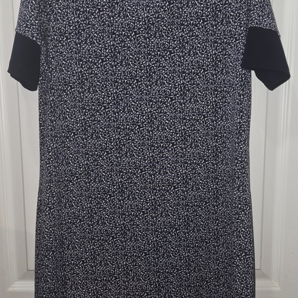 Michael Kors Paisley Blue White Dress